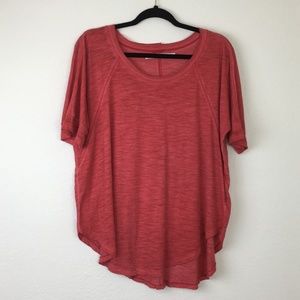 Standard Grace Red Oversized Tshirt Size Large